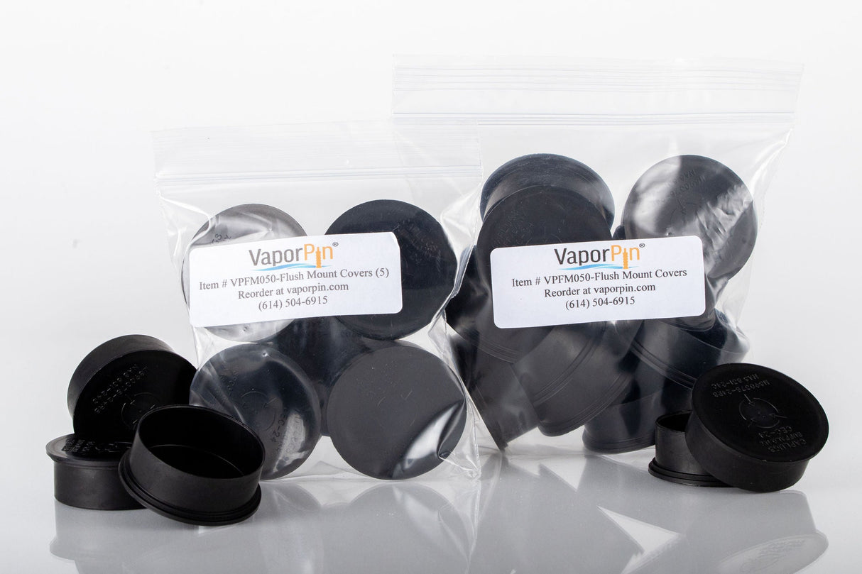 Bag of Plastic Flush Mount Covers (5 Pieces)