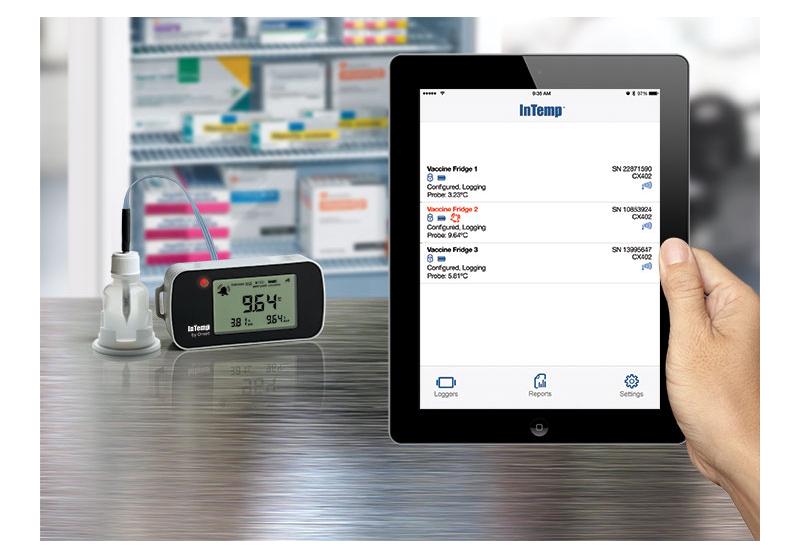 InTemp Bluetooth Low Energy Temperature (with Probe) Data Logger (CX402-B2M)