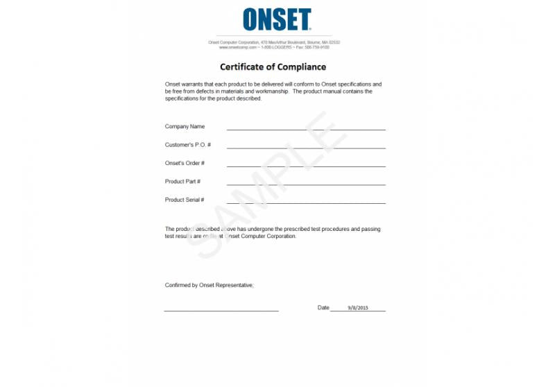 Compliance Certification