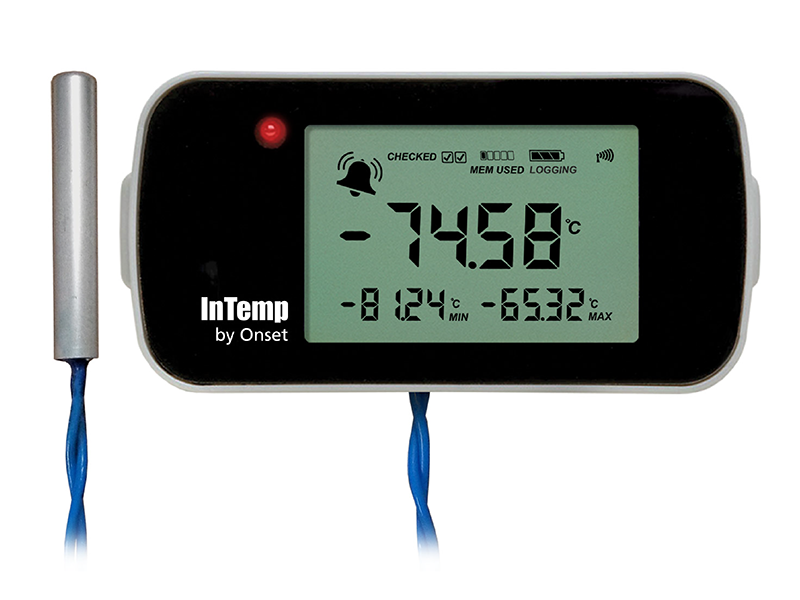 InTemp CX405-RTD Dry Ice Data Logger
