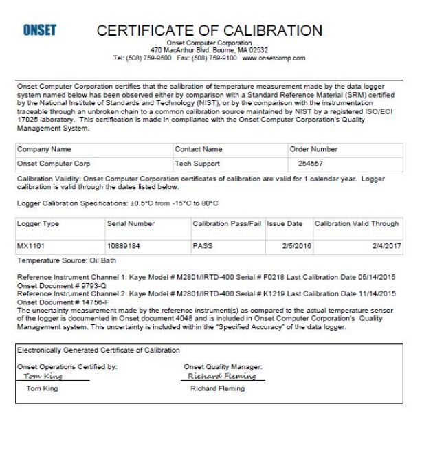 Single Point RH NIST 50% @ 25C