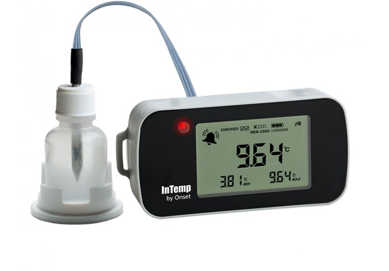InTemp VFC Bluetooth Low Energy 2M Temperature with 15ml Glycol Bottle Data Logger (CX402-VFC215)