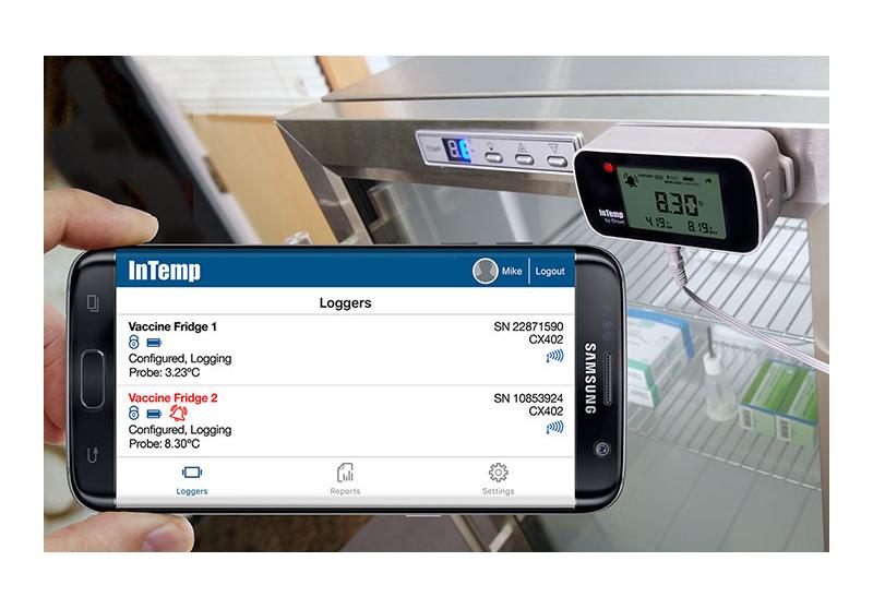 InTemp Bluetooth Low Energy Temperature (with Probe) Data Logger (CX402-B2M)