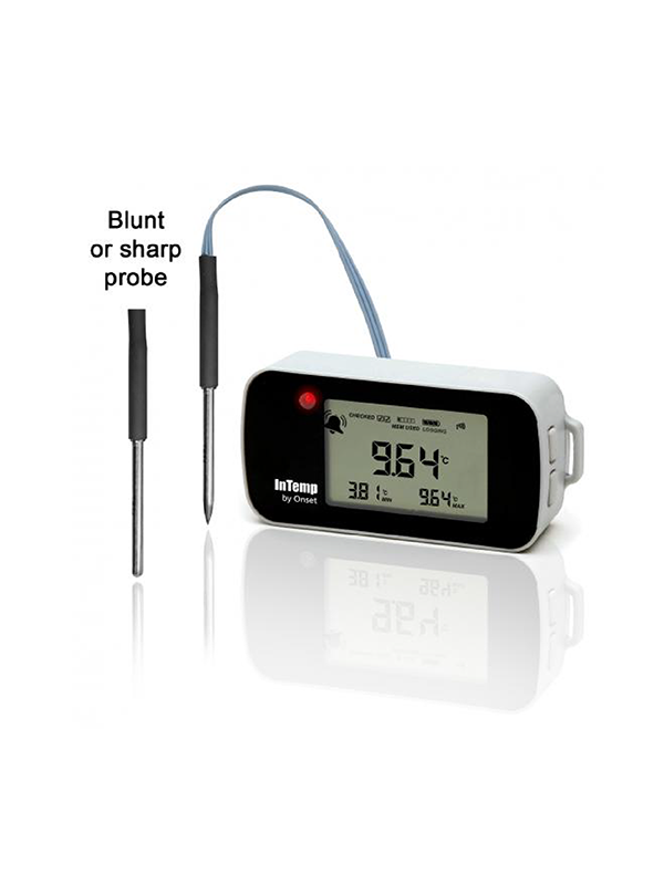 InTemp Bluetooth Low Energy Temperature (with Probe) Data Logger (CX402-B2M)